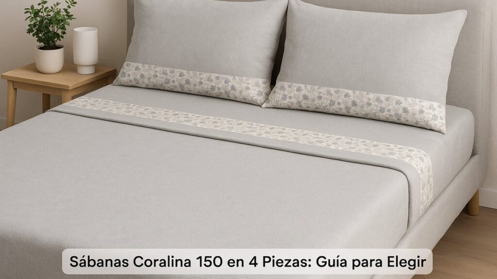 sbanas coralina 150 en 4 piezas gua para elegir Sábanas Coralina 150 en 4 Piezas: Guía para Elegir